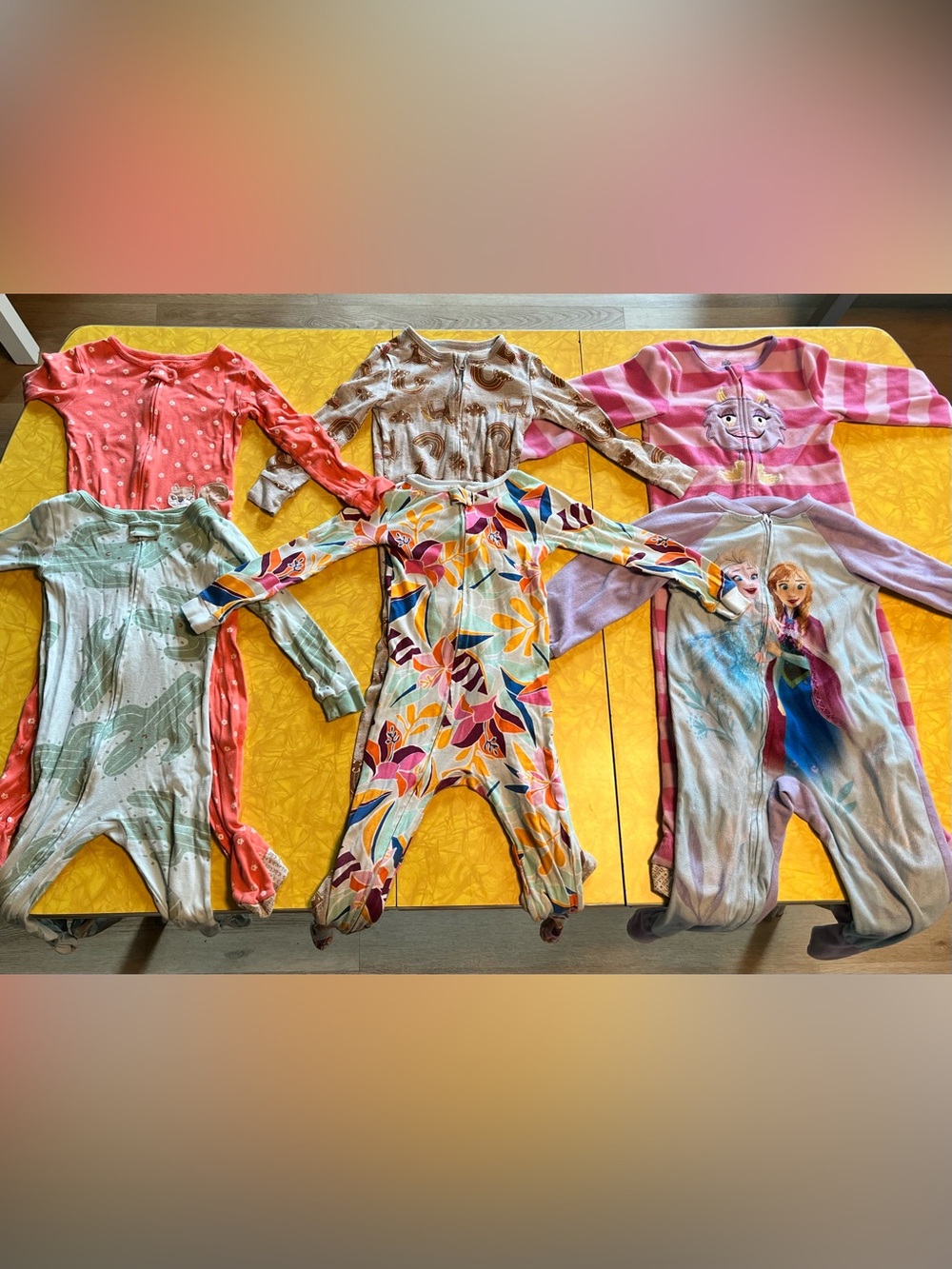 Girl’s Footie Pajama Lot